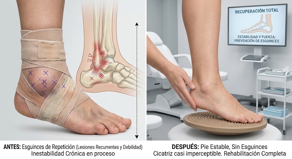 ¿Esguinces de repetición?